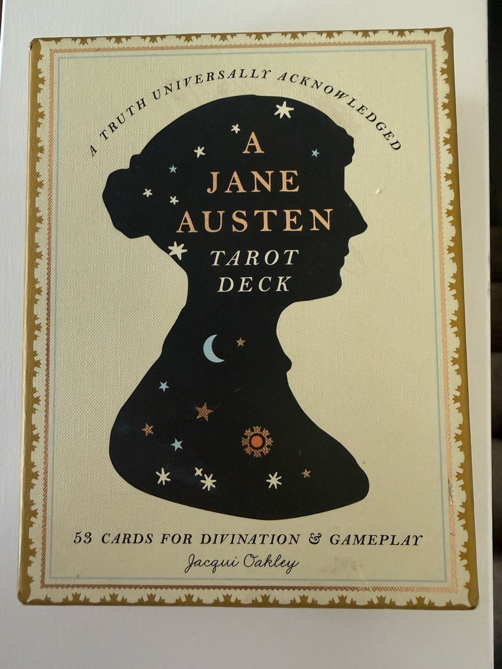 Jane Austen Tarot Deck Cards Box